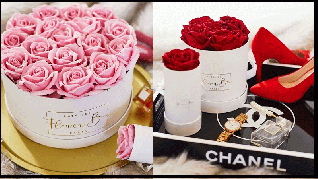 Boite de roses éternelles - L'atelier Flower Box - Saint Valentin