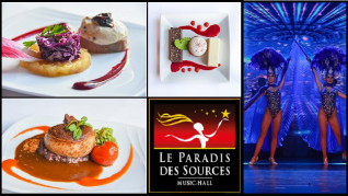 Show und Essen für eine Person - Cabaret Le Paradis des Sources - Soutztmatt - Elsass